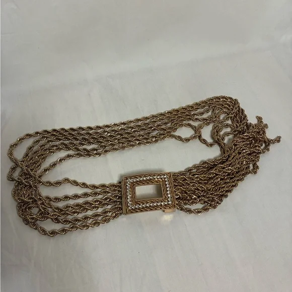 Zara Gold Chain Rope Belt - Picture 4 of 10